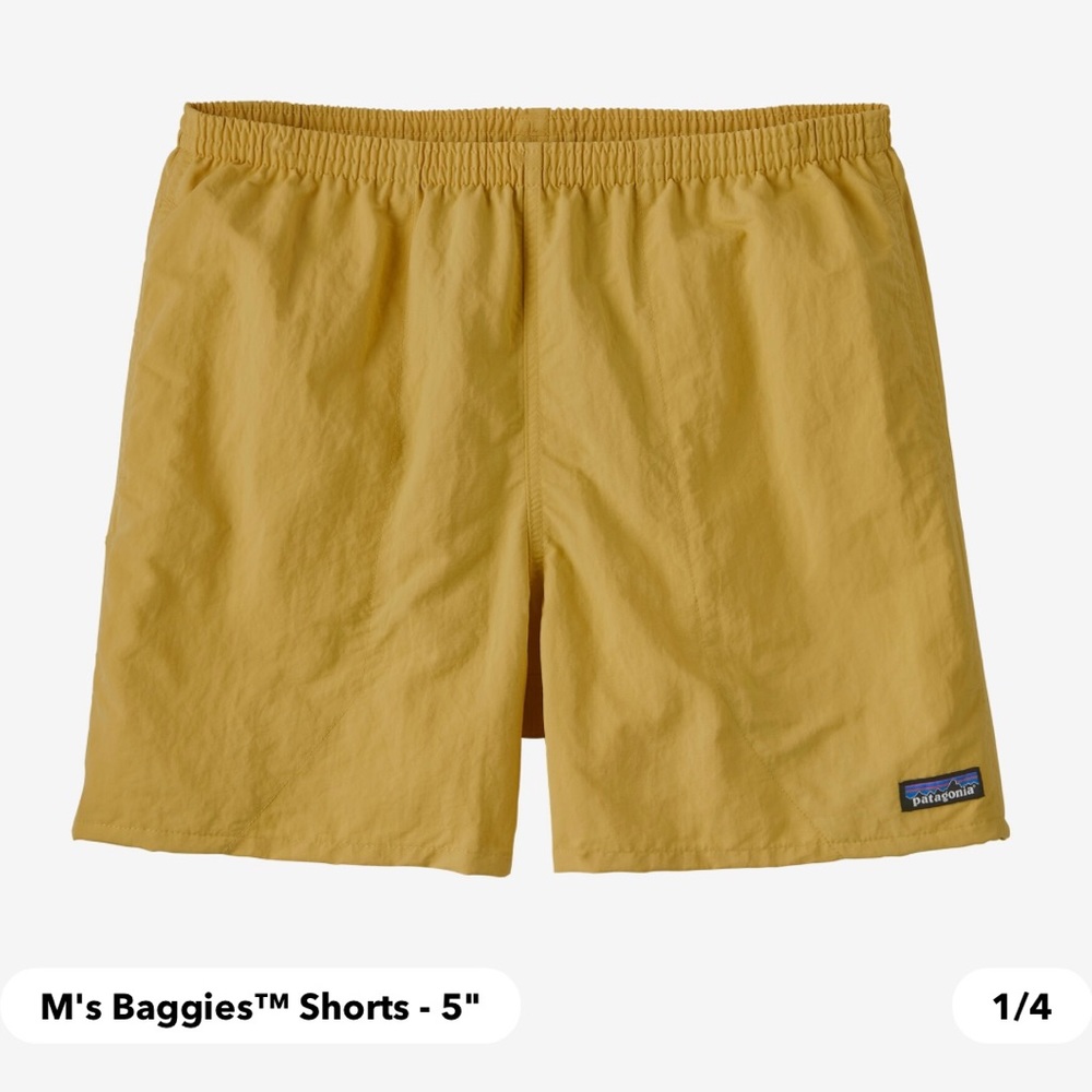 Patagonia “baggies” shorts. For water or work out. Size M.